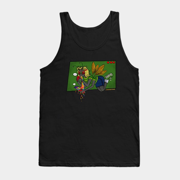 Ghosted on the fly - Green Tank Top by EwwGerms